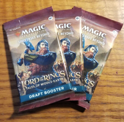 Magic the Gathering: Lord of the Rings Tales of Middle-Earth Draft Booster Pack!