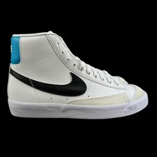 Nike Blazer Mid '77 White Black Blue Shoes DA4086-108 Youth Boy's Sz 6.5 GS Y