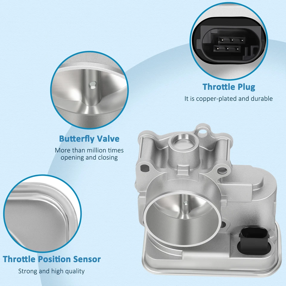 For Dodge Avenger Journey Caliber Chrysler Sebring Jeep Compass Throttle Body - Image 4 of 4