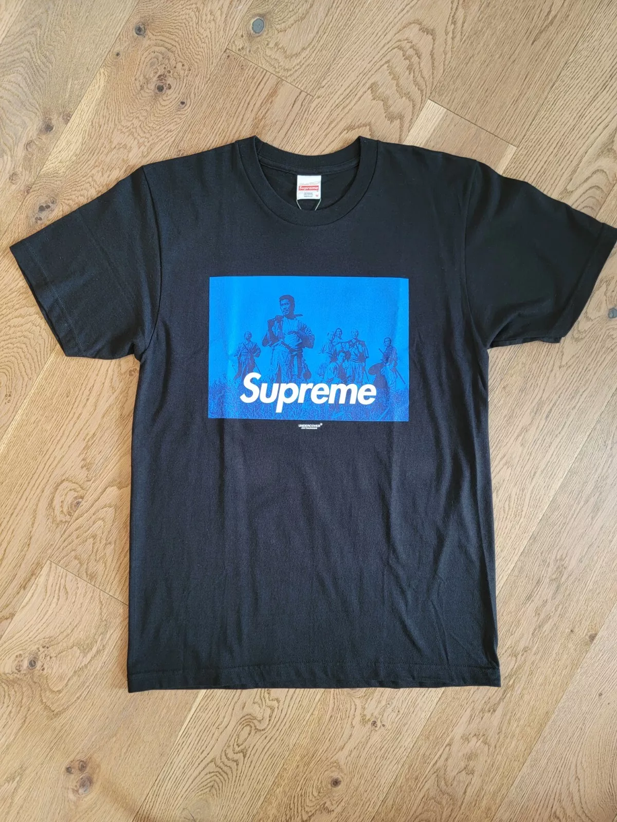 T shirt noir moyen neuf avec étiquette Supreme X Seven Samurai X Undercover Jun Takahashi