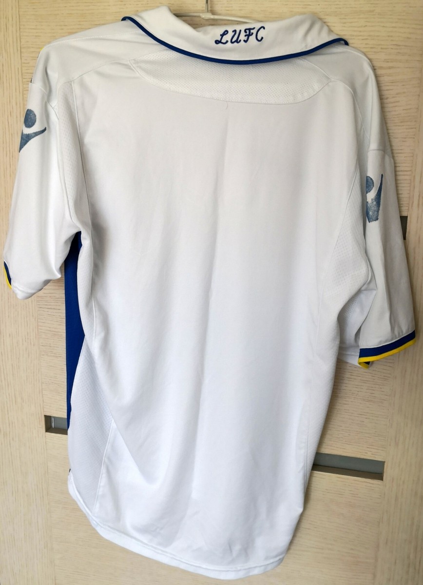BNWT LEEDS UNITED BRANDED MACRON MENS HOME SHIRT SIZE UK XL EU XXL