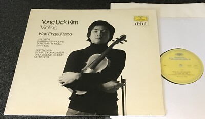 YONG UCK KIM/KARL ENGEL-BACH PARTITA/BEETHOVEN SONATA-DG 1971 VINYL LP (EX/M)