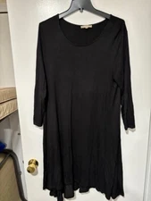 JOAN VAAS  Dress Summer  sleeves  Women’s Size L Very Cute Design