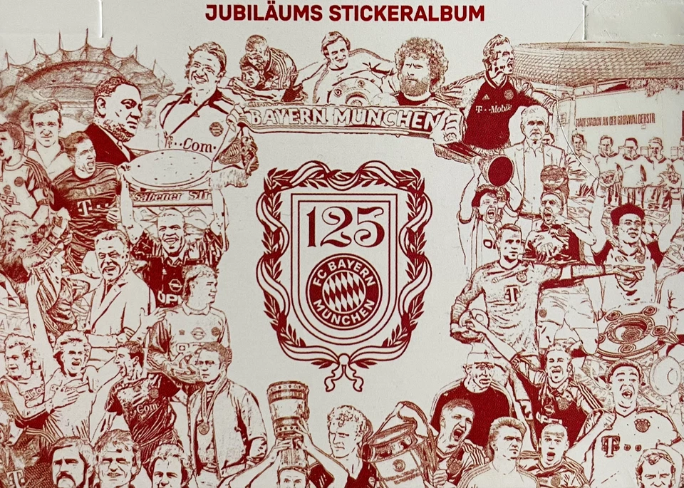 Topps 125 Jahre FC Bayern München Sticker zum Aussuchen