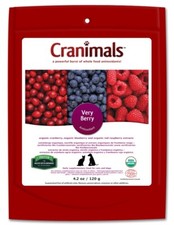Cranimals Very Berry for Cats Dogs 120g Vegan Supplement Antioxidant