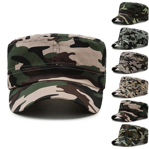 Berretto Uomo Cappello Esercito Cadetto Castro Pattuglia Militare Baseball Moda Mimetico Mimetico - Foto 4 di 21