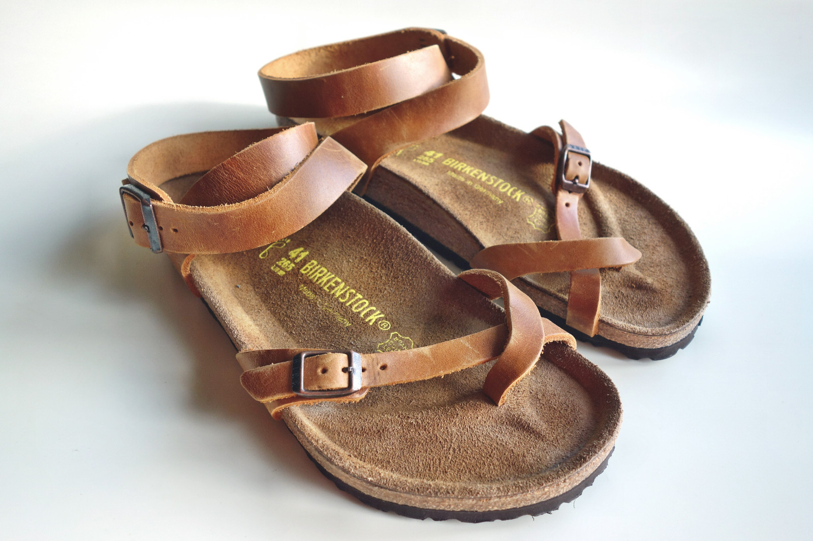 birkenstock with braided ankle strap