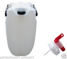 60 L natur Tank Behälter Kanister Wasserkanister Getränkekanister + Auslaufhahn