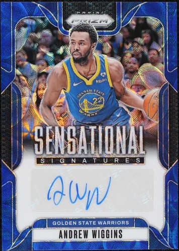2024-25 Panini Prizm Andrew Wiggins Sensational Signatures Prizms 