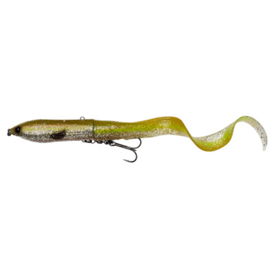 Savage Gear 3D Hard Eel Green Silver AyuTail Bait 17cm Aal Swimbait Jerkbait