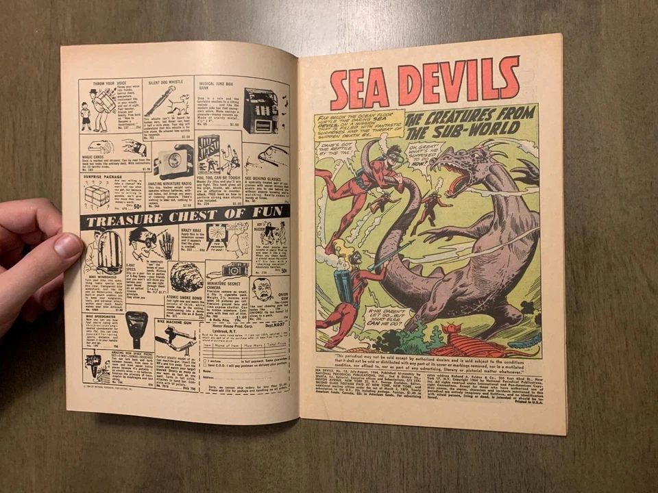 Sea Devils 18 VF+ 8.5 High Definition Scans *b32 - Image 3 of 3