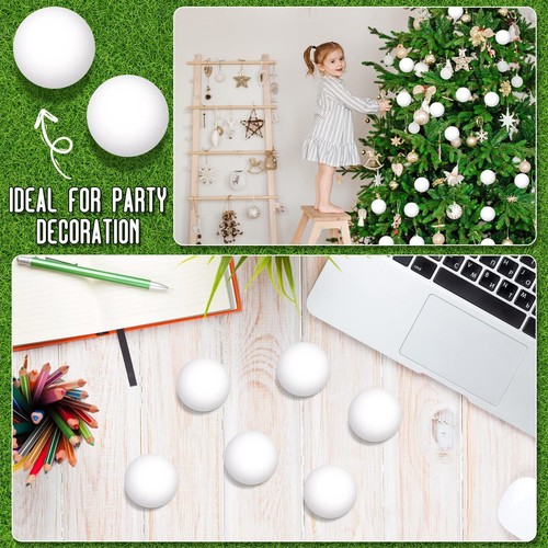 300 Pcs 40 mm White Bulk Table Tennis Balls for Christmas Party Supplies Indoor - Picture 7 of 9