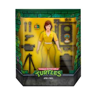 SUPER 7 ULTIMATES TEENAGE MUTANT NINJA TURTLES APRIL O'NEIL 7'' FIGURE TMNT *US*