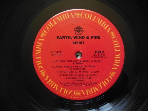 1976 - Original Jazz Funk Analog: EARTH WIND & FIRE - SPIRIT, Getaway Near Mint - Picture 7 of 11