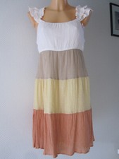 HAPPY HALEIWA HAWAII KLEID ÄRMELLOS  URLAUBS-FEELING Gr. M-L  NEUWERTIG