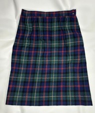 VTG Pendleton Skirt Malcolm Tartan 100 Virgin Wool Plaid Pattern Lined Size 8