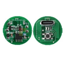 5W-10W Flashlight Driver Board LED 3-Level Circuit Board Type-C Charging Module