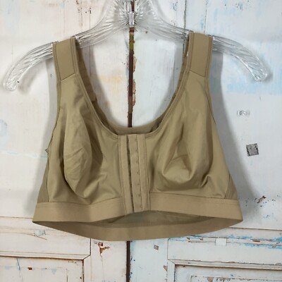 Meleneca Bra Front Close Adjustable Straps Nude Size 38C Style E016