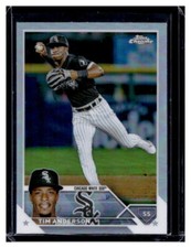 2023 Topps Chrome #211 Tim Anderson Base Refractor White Soxs