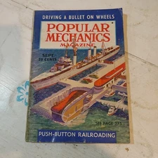 Popular Mechanics Magazine They Fly Without Wings, The Future of Television 1939