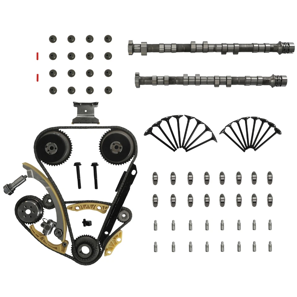 Kit de cadena de distribución balancines elevadores de árbol de levas para Chevy Equinox GMC Buick 2,4 L DOHC Foto 4 de 4
