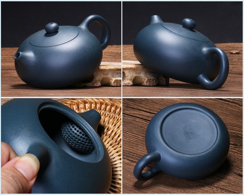 Authentic Yixing Zisha Tea Pot Cup Handpainted 188 Infuser Hole Marked Xishi Pot - Picture 23 of 40