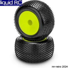 JConcepts 4107201091 Siren - pink compound 2.2 stadium truck tire pre-mounted