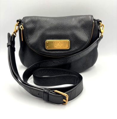 Marc by Marc Jacobs Classic Q Natasha Pebbled Leather Crossbody