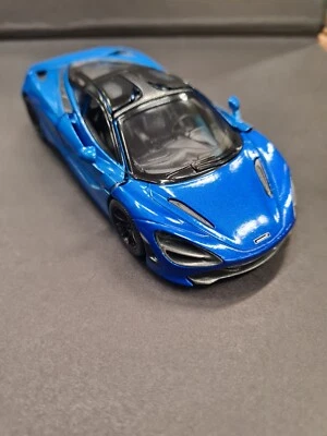Mclaren 720S Blau Kinsmart Spielzeug Modell 1/36 Skala-Modelle Auto Offen Türen