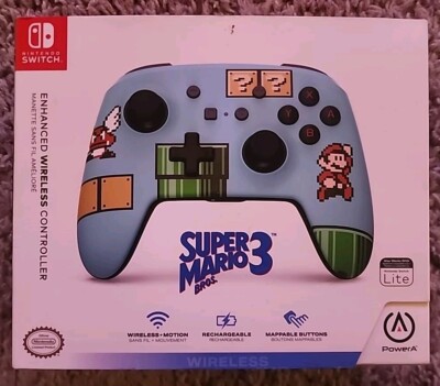 PowerA Super Mario Bros 3 Enhanced Wireless Controller for Nintendo Switch