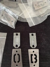 Diagraph Bradley Stencil Machine 3/4" Letter Die Top and Bottom