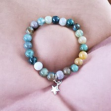Natural Gemstone Beads Healing Bracelet Stretch