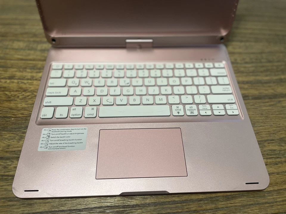Wireless Keyboard for ipad 11” Pink Backlit - Image 2 of 4