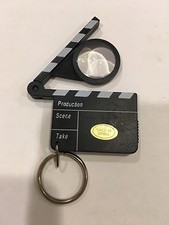 Key chain Production Slate Directors Clapboard Mini with Loop Magnifier