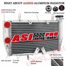 Aluminum Radiator For 2008 2009 2010 2011 Ducati 848 1098S 1098R 1198S
