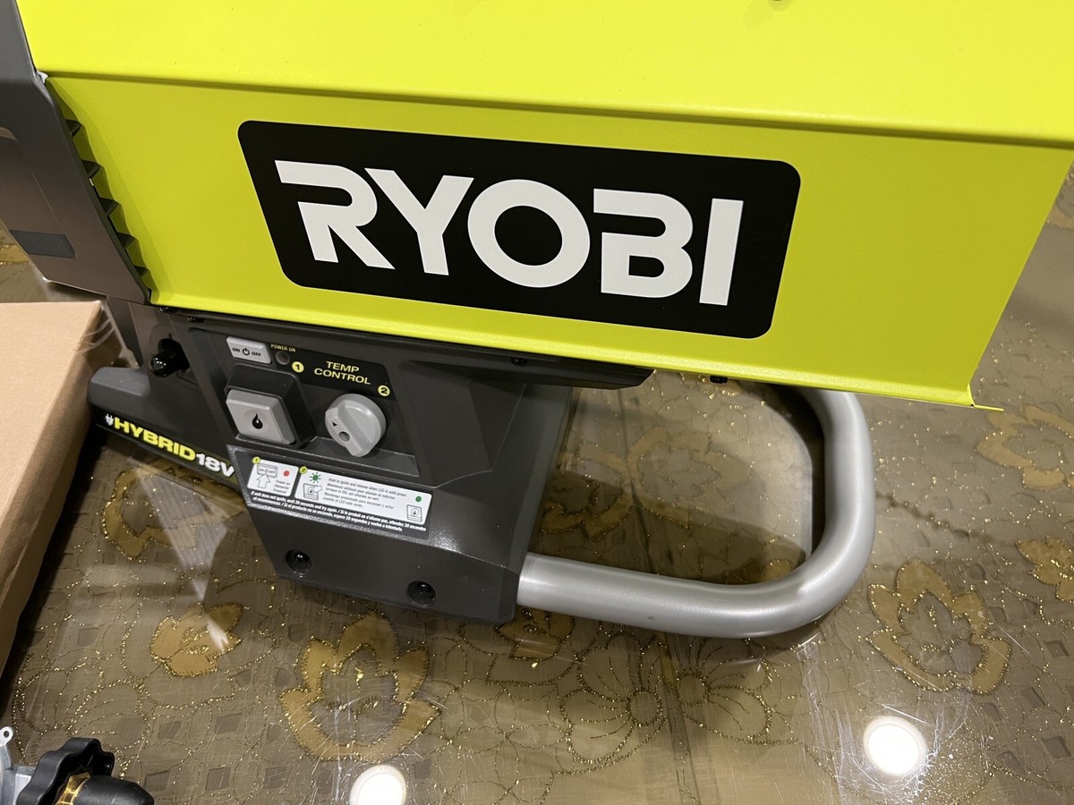 Ryobi PCL801B ONE+ Cordless Hybrid Forced Air Propane Heater TOOL ONLY