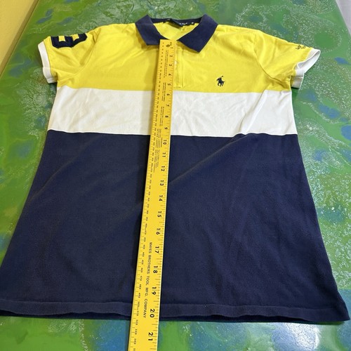 Ralph Lauren Golf Boys Medium Shirt 3 Bay Harbor Club Nerdcore Sportswear Money - Picture 10 of 10