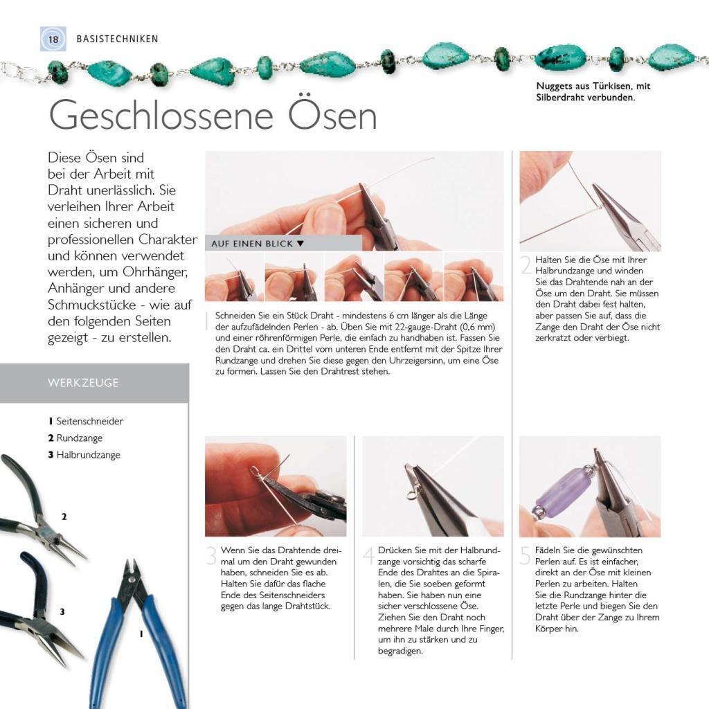 Thumbnail - Die Enzyklopädie Der Drahtschmuck Techniken | Sara Withers |