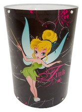 DISNEY TINKERBELL FEE OFFIZIELLES PRODUKT SCHREIBTISCH KINDER KOOL LAMPE SCHWARZ CERISE 