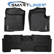 Smartliner Custom Floor Mats 2011-2014 Ford F-150 Supercab W Non-flow Console