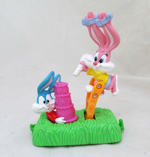 Tiny Toons Looney Tunes Bunny Rabbit Figure McDonald's Toy Birthday Train 1994
