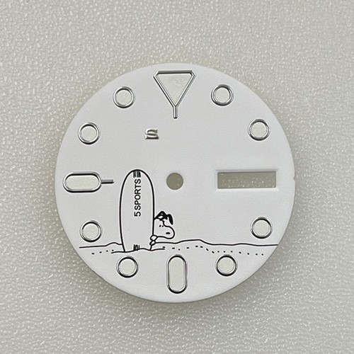 28.5mm Green Luminous Watch Dial Watch Accessories for NH36A/4R36 Movement - Picture 16 of 16