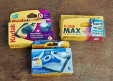 Kodak Single Use, Disposable Cameras. Lot Of 3. Unused, EXPIRED