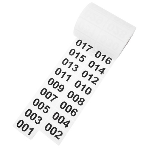Numerical Label Office Number Stickers Labels Inventory Numbered | eBay