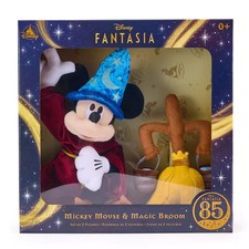 Disney Sorcerer Mickey Mouse & Magic Broom Pl...