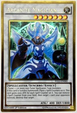 PGL3-DE060 Arkanitischer Magier - Gold Rare 1. Auflage Near Mint YuGiOh Karte