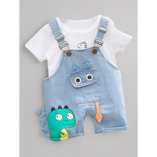 Baby Outfit Set 2-teilig Dino T Shirt kurzarm...