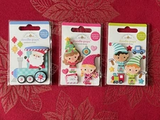 #D123 -NEW DOODLEBUG CHRISTMAS SANTA & PIXIE ELF HELPERS DOODLE-POPS 3D STICKERS