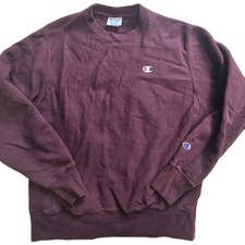 CHAMPION Sweatshirt Mens Med Maroon Reverse Weave Pullover Crewneck Vintage