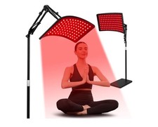 Red Light Therapy for Face and Body, Red Infrared Light Therapy Lamp with Stand